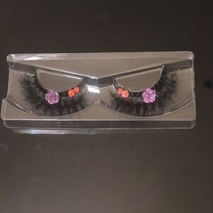 Decorative  Pink Rose Pink Diamonds Custom-made Luxury Lashes